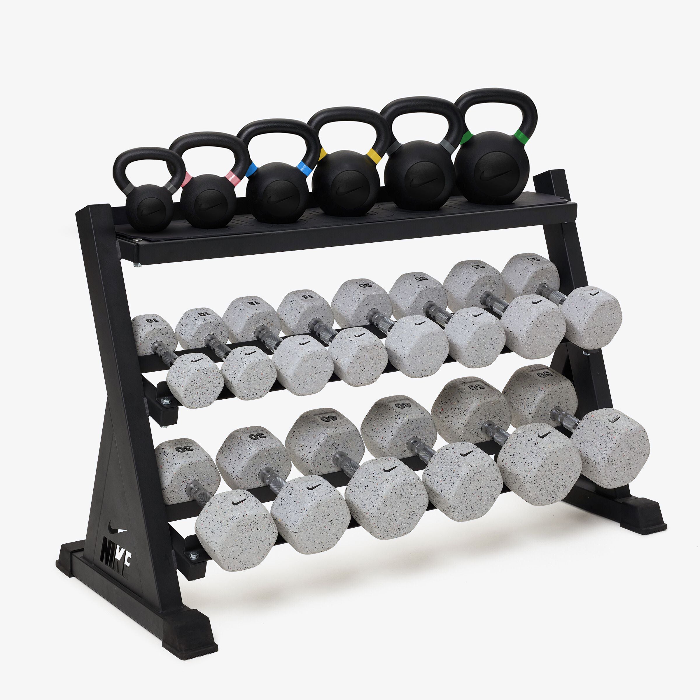 Nike Kettlebell & Dumbbell Rack Sets