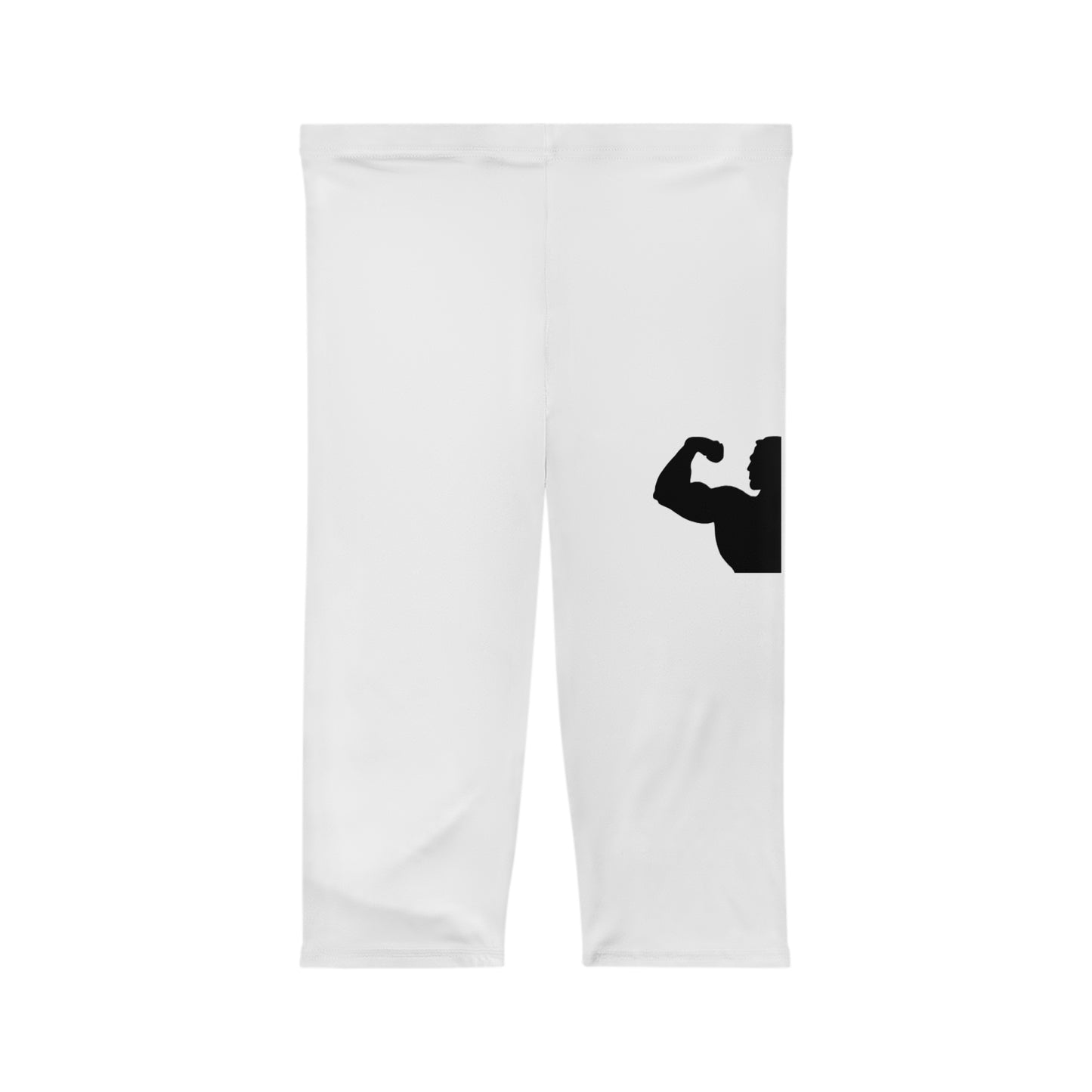 Capri Leggings — Minimalist 'Bobony' Logo & Flex Silhouette Capri Leggings