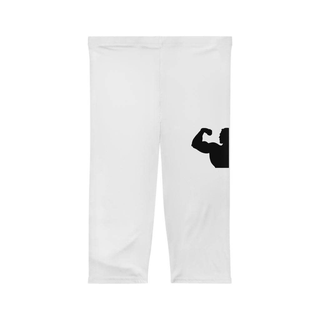 Capri Leggings — Minimalist 'Bobony' Logo & Flex Silhouette Capri Leggings