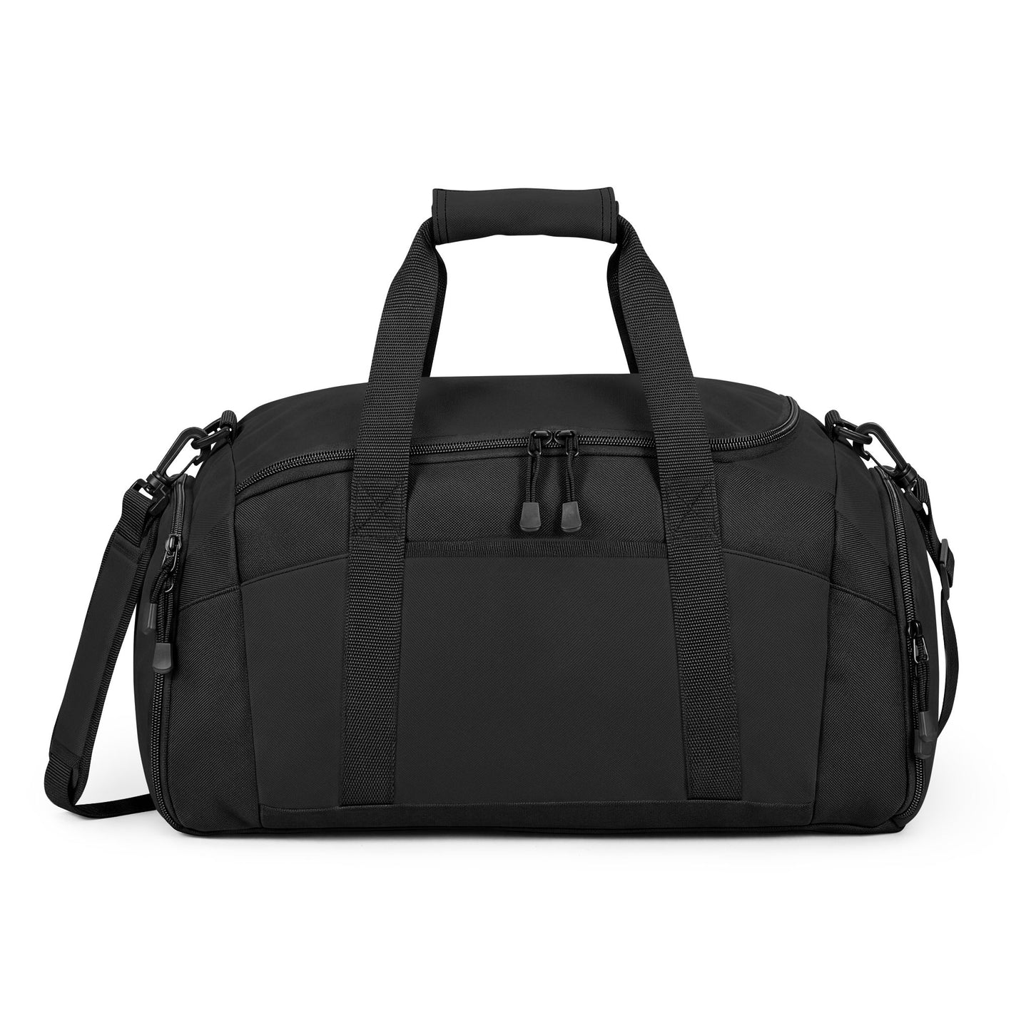 Gym Bag — Black Duffle with 'Bobony' Fitness Logo, Durable Workout Travel Bag