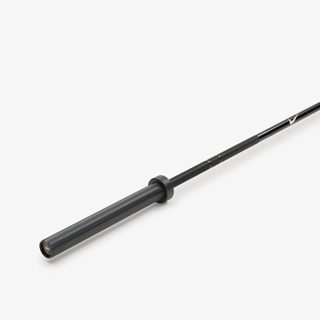 Nike Black Chrome Swoosh Barbell 20 kg