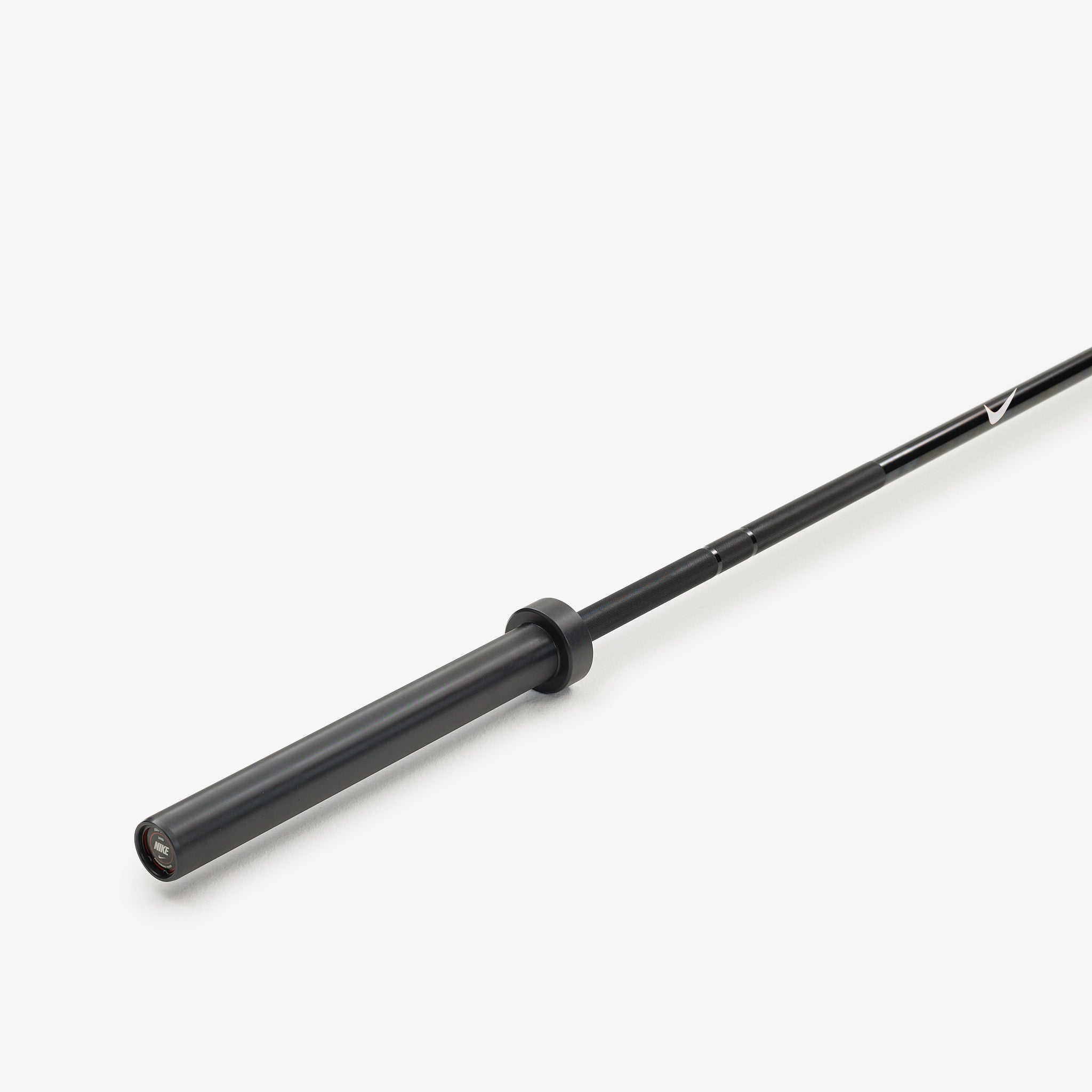Nike Black Chrome Swoosh Barbell 20 kg