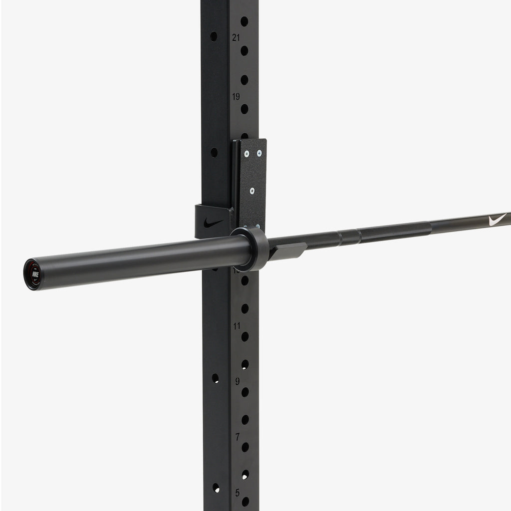 Nike Black Chrome Swoosh Barbell 20 kg