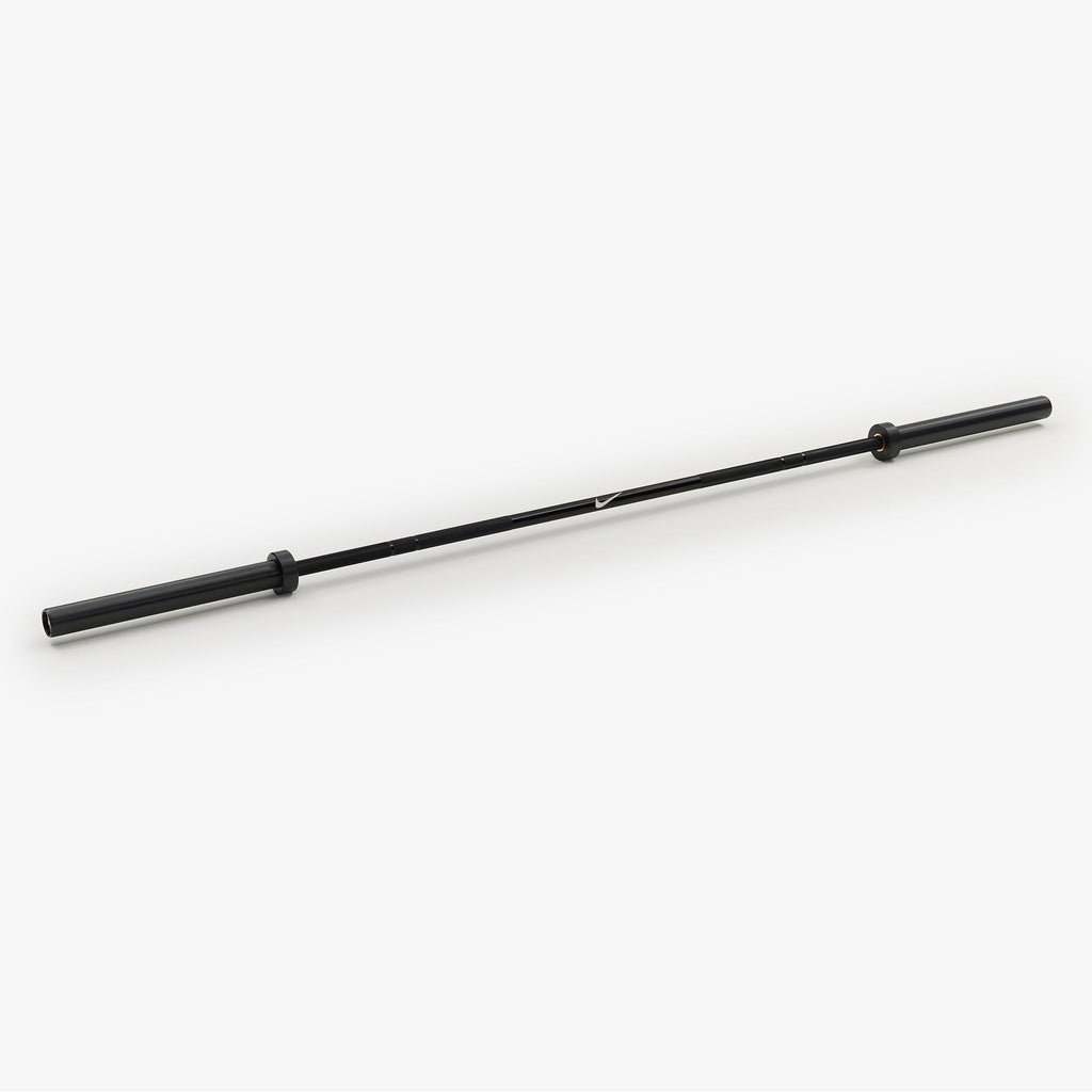 Nike Black Chrome Swoosh Barbell 20 kg